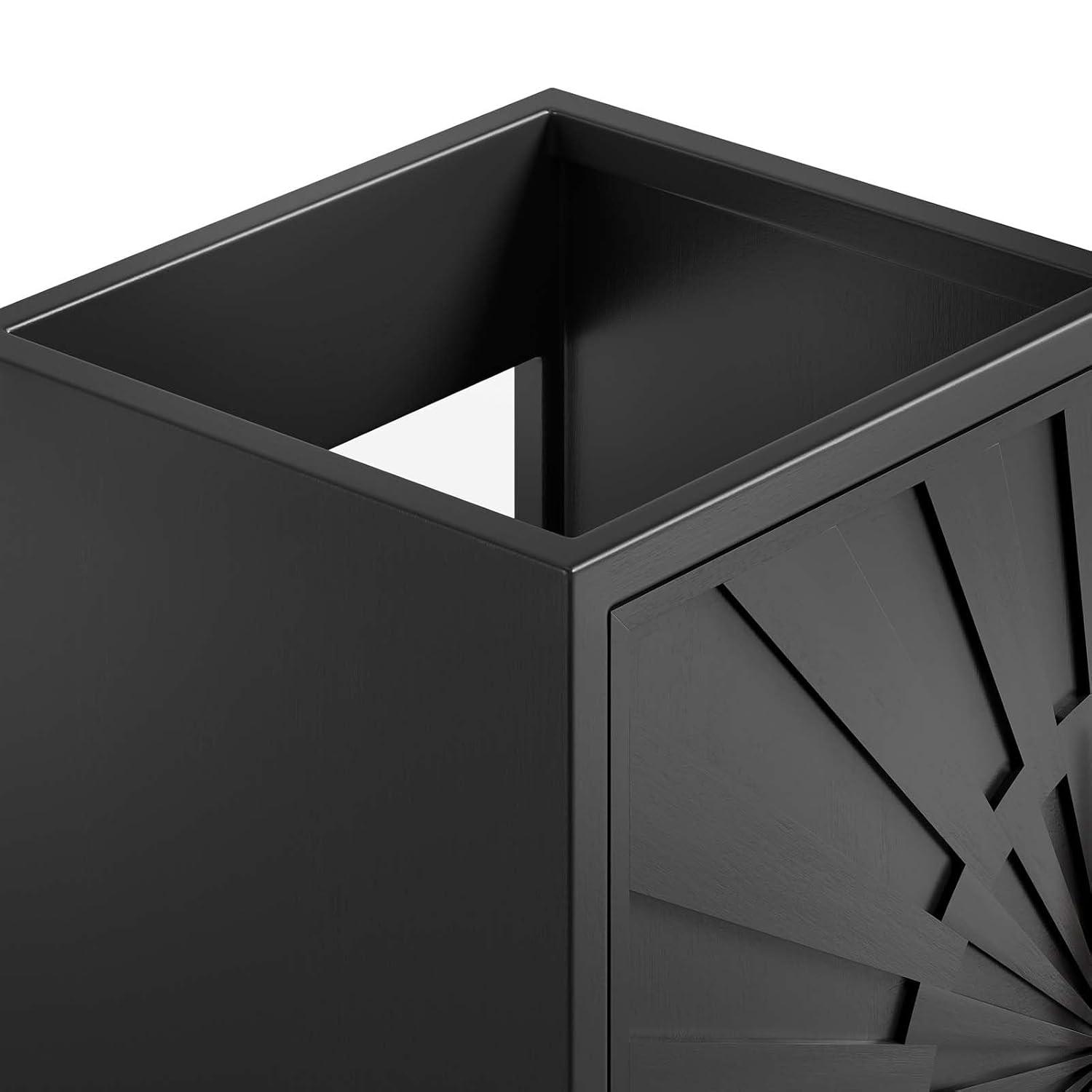 Modway Modway 16.5" Single Bathroom Vanity Base Only in Black