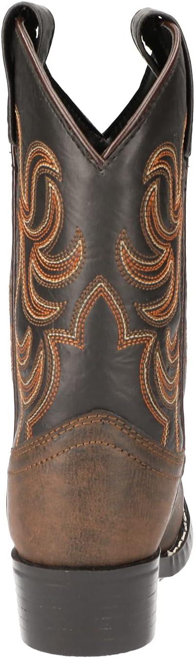 SMOKY MOUNTAIN BOOTS Kids Monterey Western Boots, Color: Brown/Black, Size: 6 (1575T-6R)