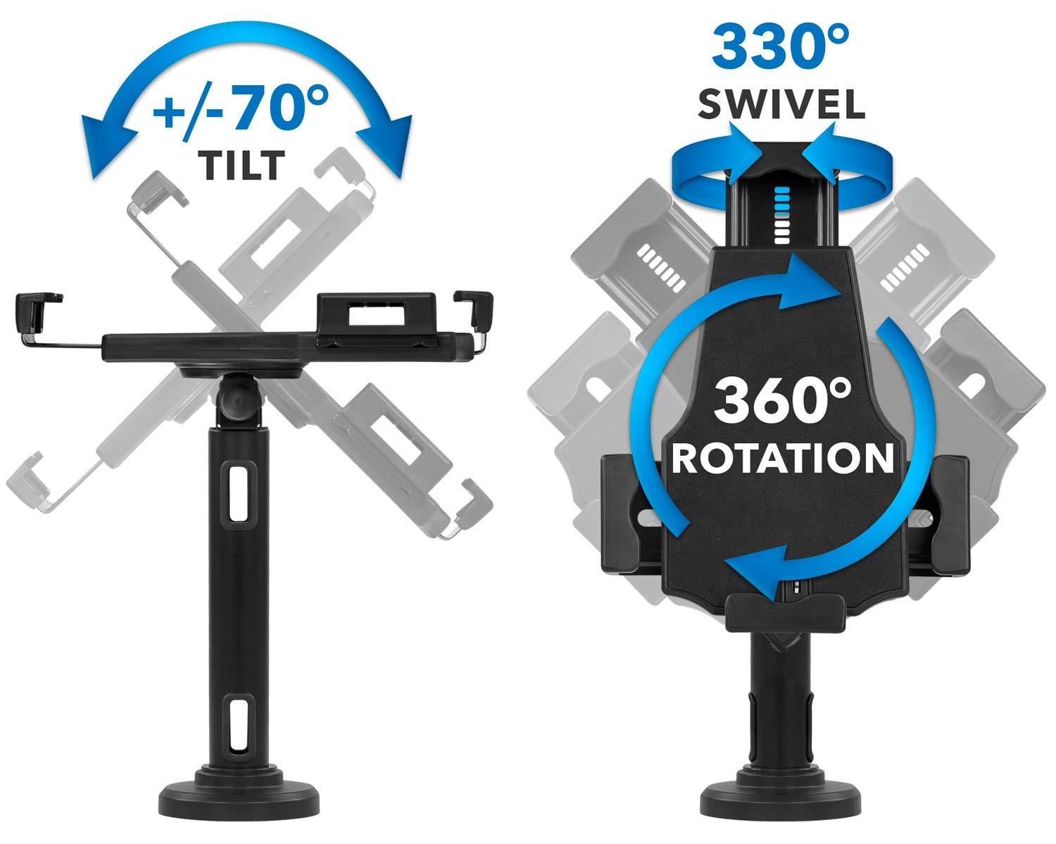 Mount-it Mount-It Secure Universal Locking Tablet Stand fits iPad 7 & Mini, Galaxy Tab, & 7.9"- 10.5" Tablets