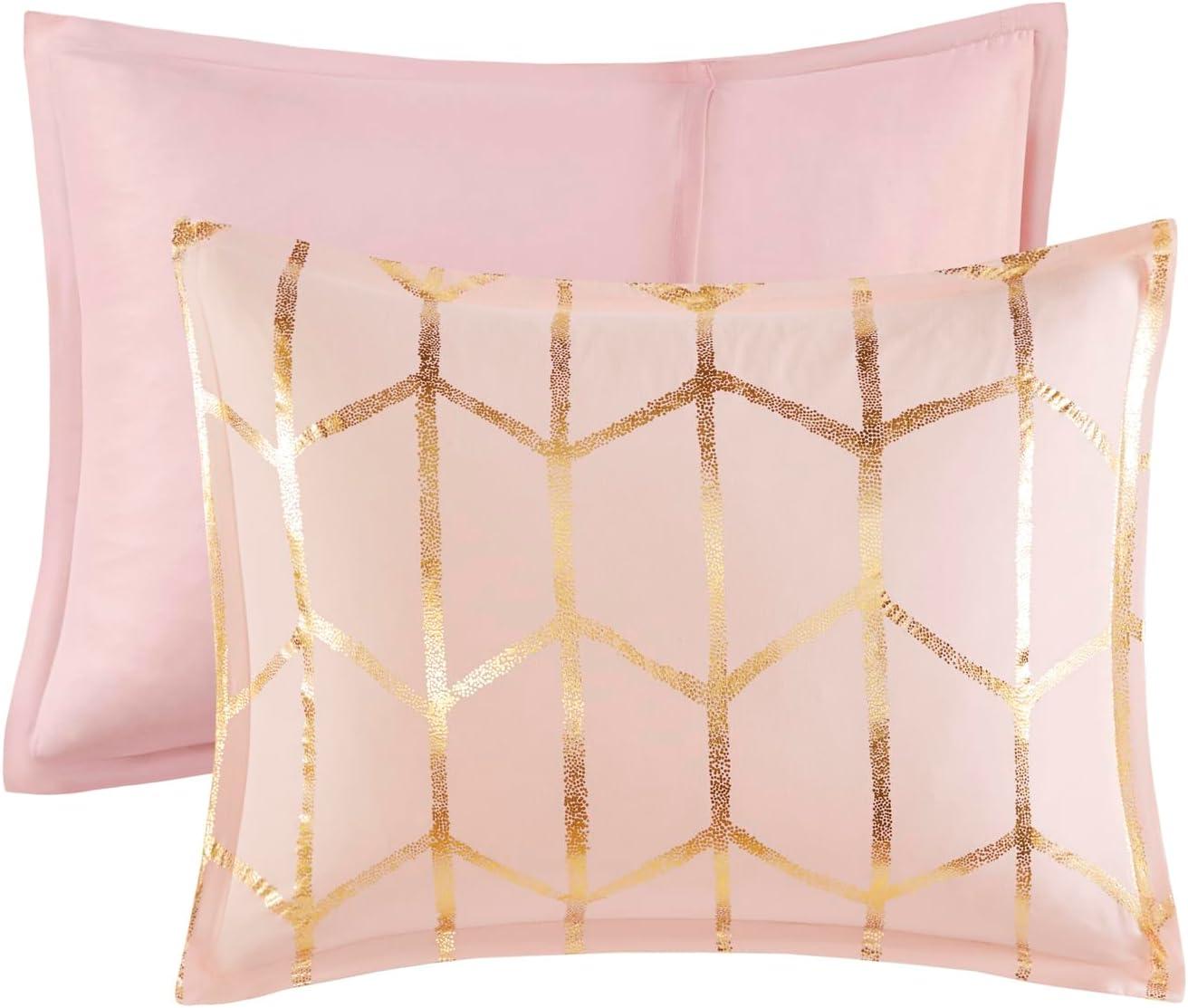 Arielle Metallic Printed Comforter Set