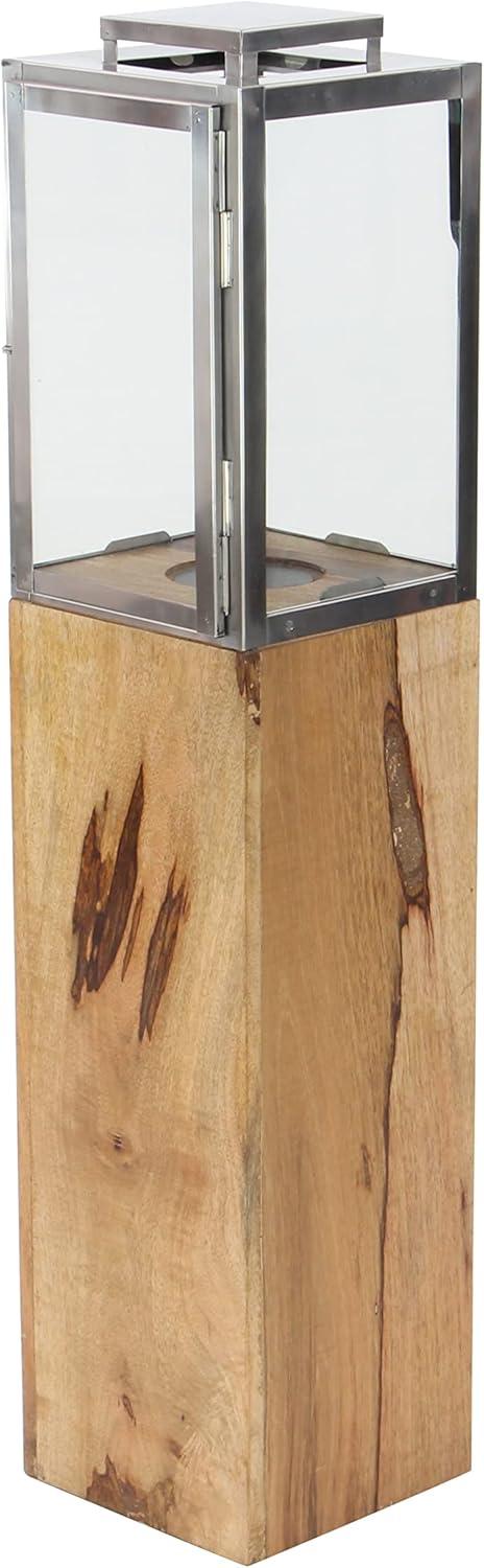 36.00'' H Wood Floor Lantern