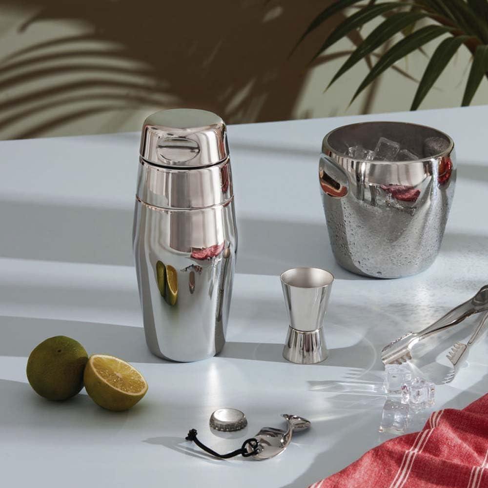 Stainless Steel Mirror Polish Cocktail Shaker, 17-3/4-Ounce