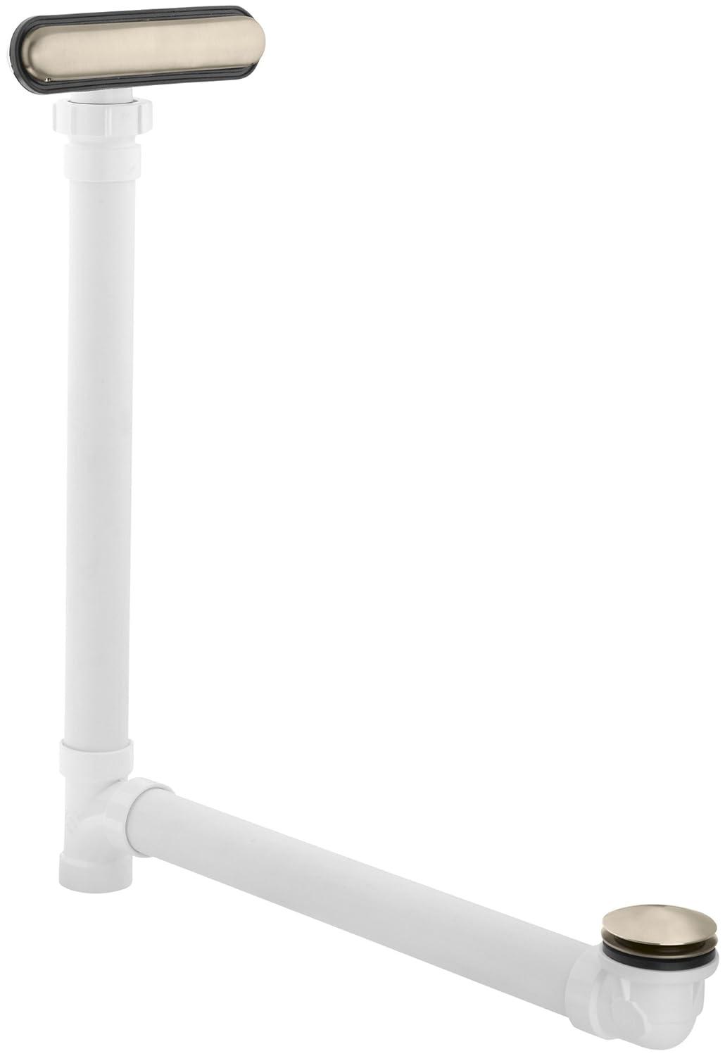 Clearflo Slotted 1.5" Leg Tub Drain with Overflow
