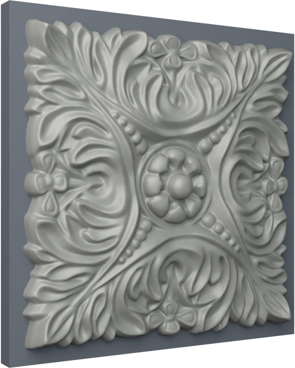 Ekena Millwork ROS07X07AC 6.12 In. W X 6.12 In. H Architectural X .75 In. P Acanthus Leaf With Beads Rosette