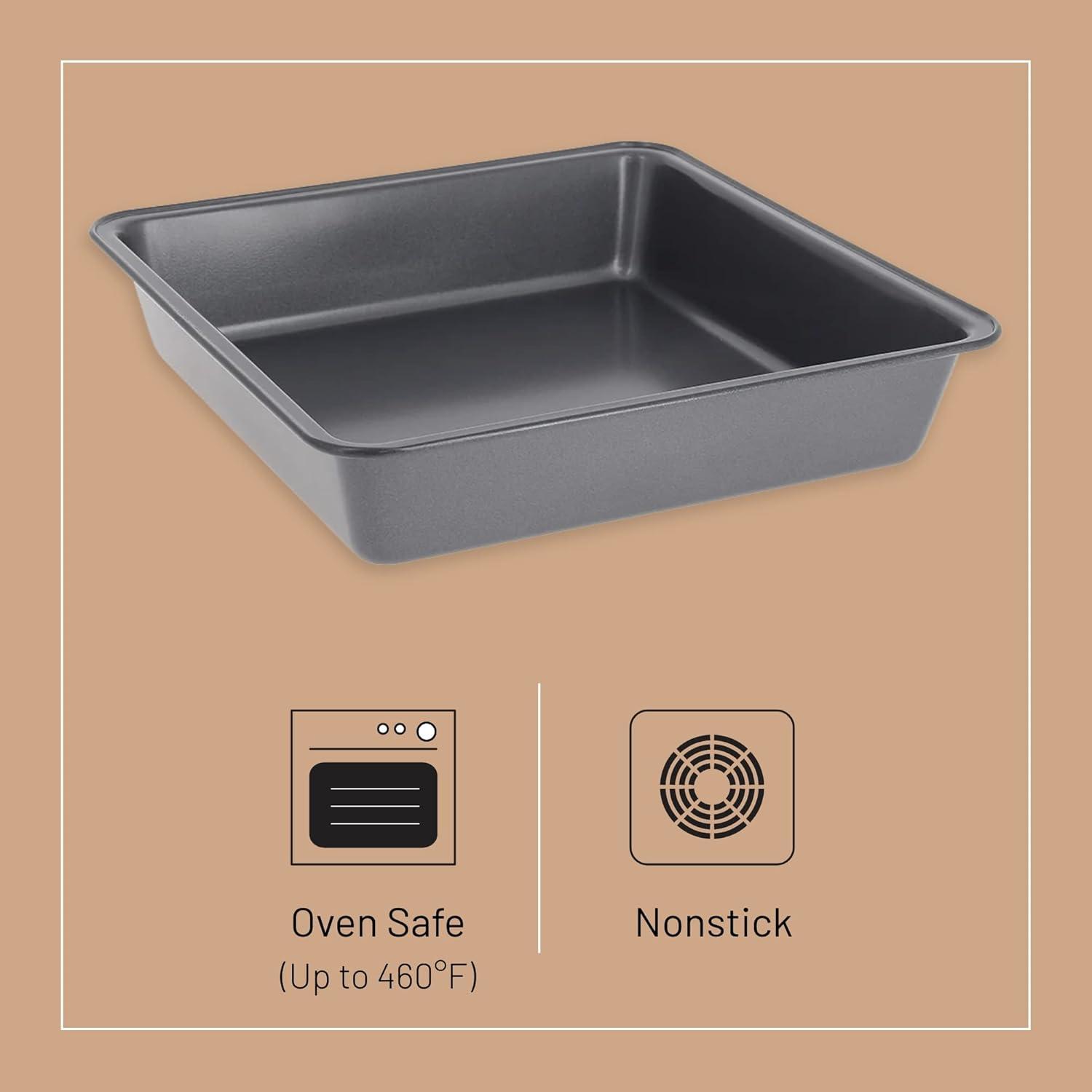 Square Dark Non-Stick Silicone Baking Pan