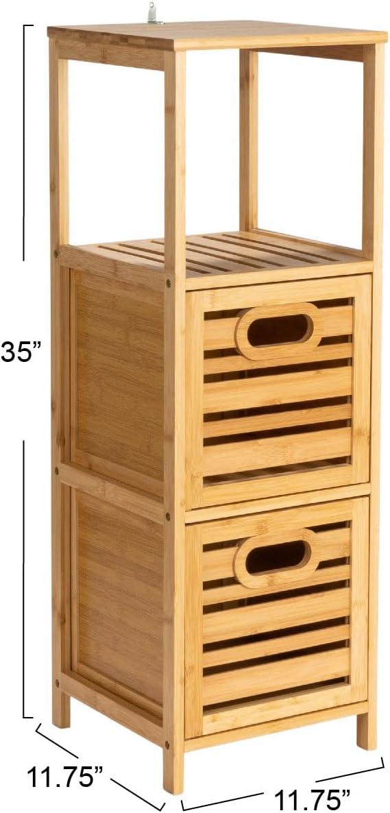 Household Essentials Darcy 2 Drawer Storage Drawer