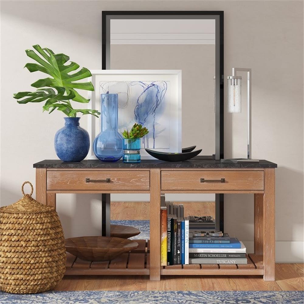 Evelyn&Zoe Modern Metal Table Lamp with Seeded Glass Shade