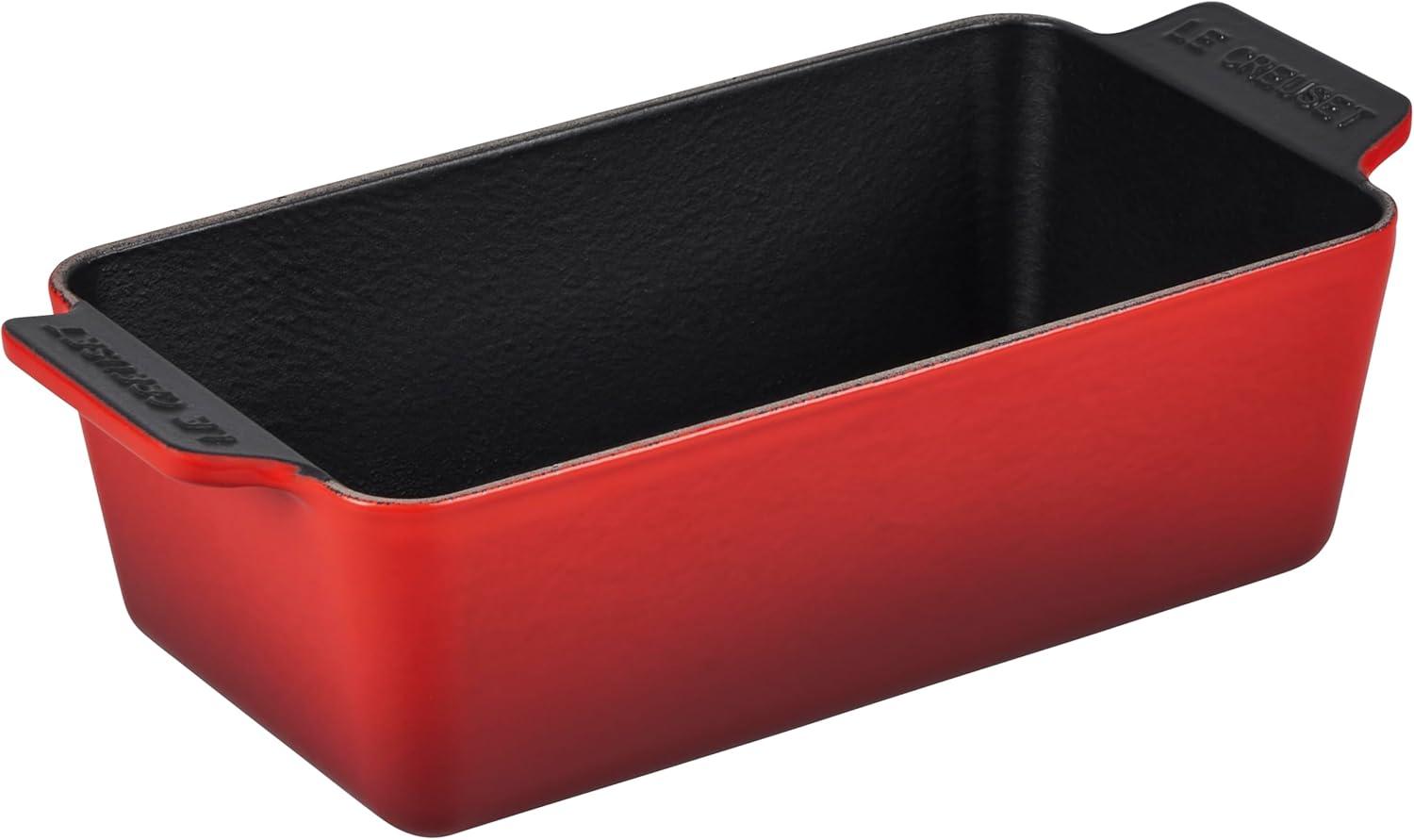 Cerise Enameled Cast Iron 2qt Loaf Pan