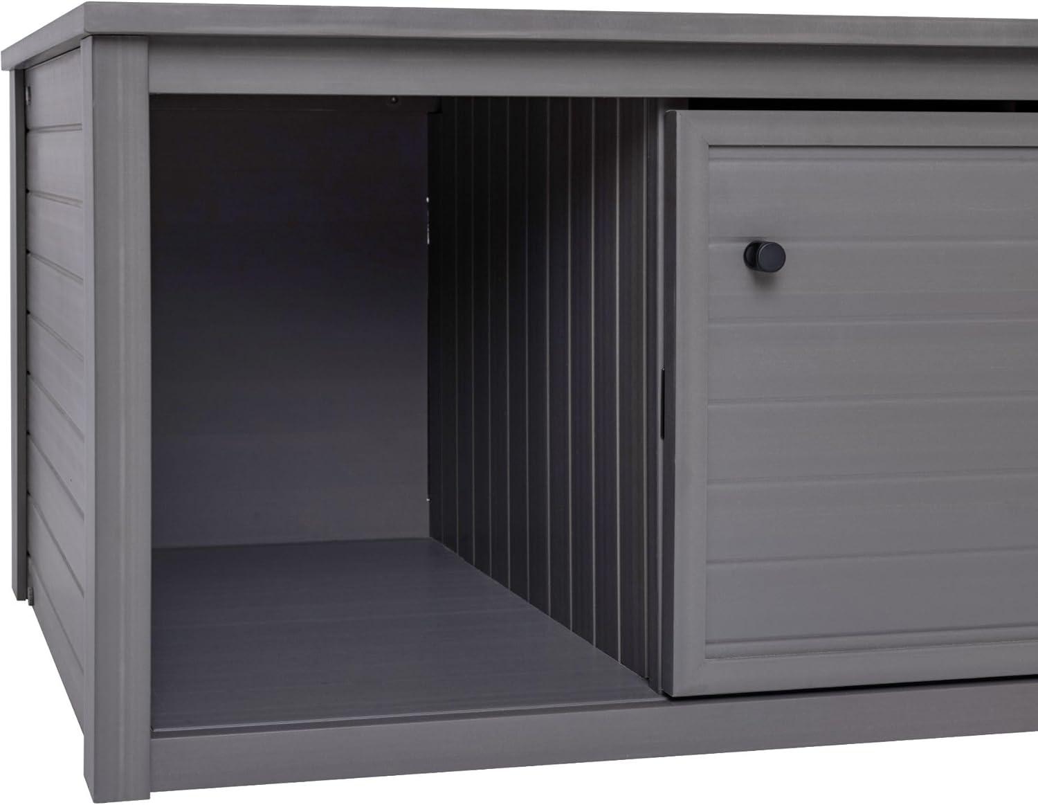 New Age Pet® ECOFLEX® 48-Inch Versa Stand, Grey - Moisture-Resistant Wood Plastic Composite Storage for Pet Bedding, Food, Toys