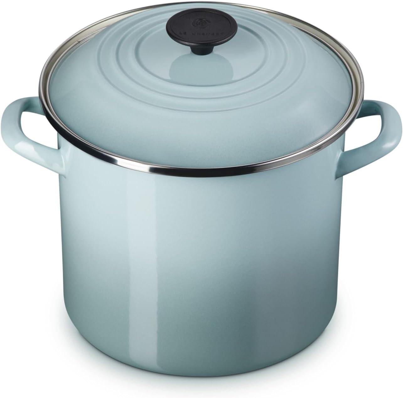 Le Creuset ® Sea Salt 8-Qt. Enameled Stockpot