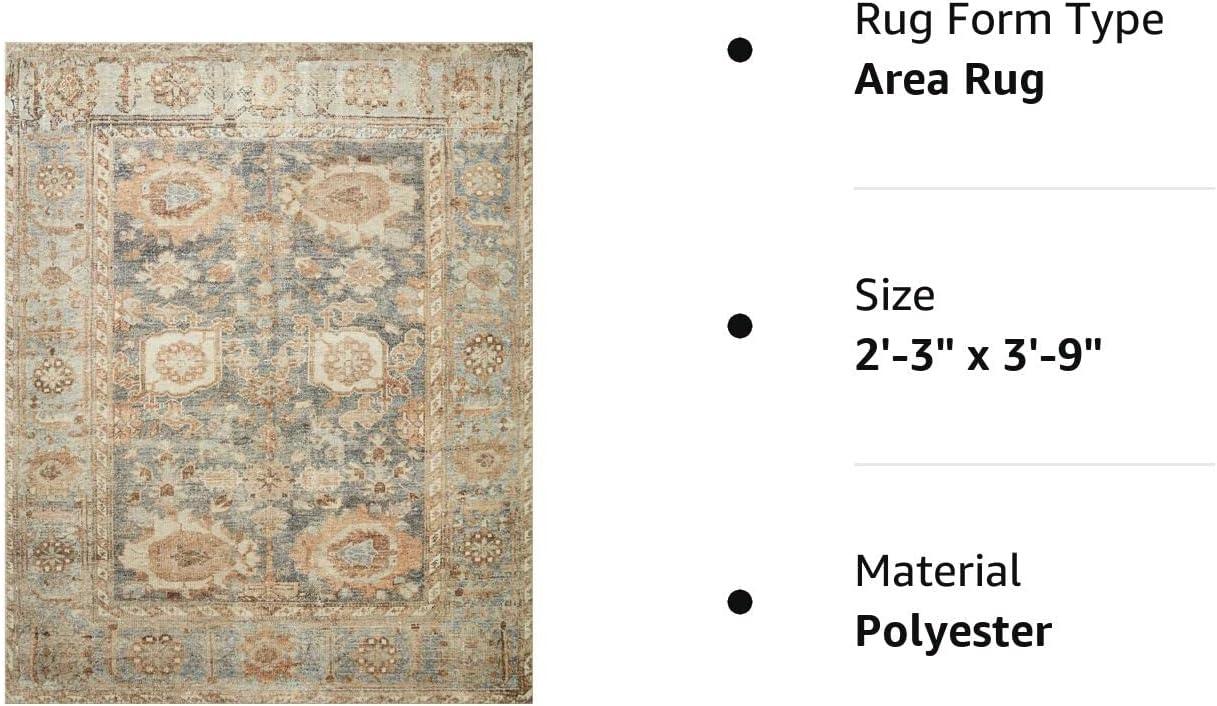 Margot Oriental Ocean/Spice Area Rug Feat. CloudPile