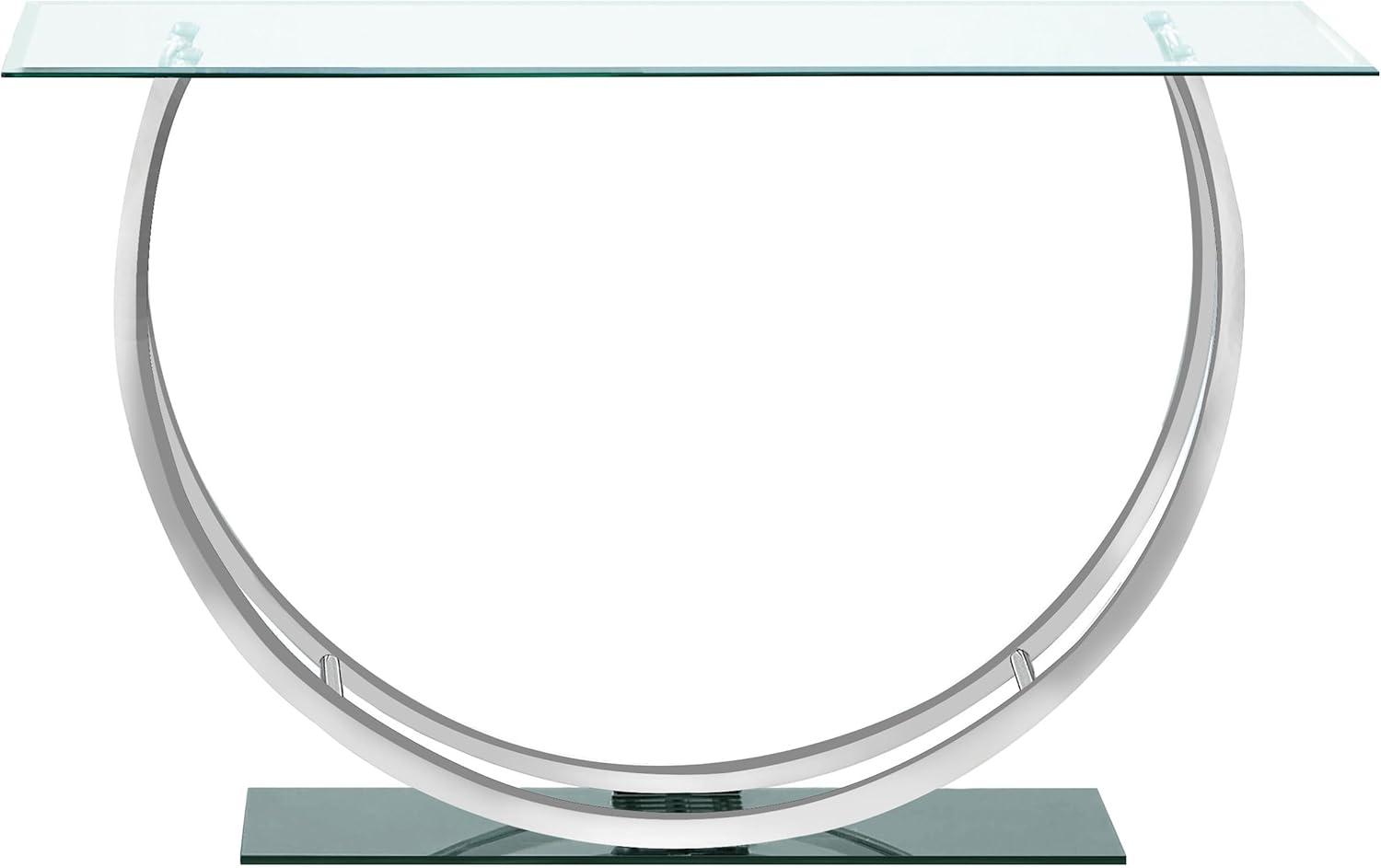 Alma Danville 48'' Glass Top Console Table
