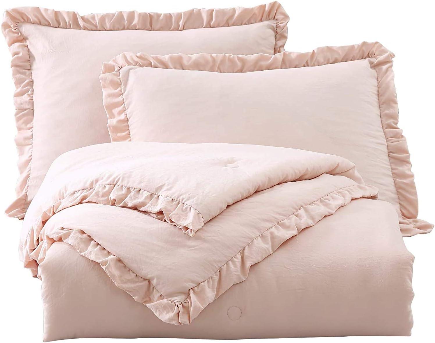 Nora Ruffled Microfiber Comforter Set