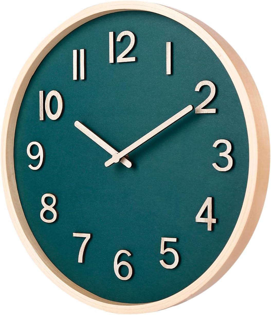 Wall Clock; Wooden Wall Clock; Wall Hanging Decorations; Decorations; Large Decorative Clock; Quartz Clock; Gifts - Living Rooms Or Bedrooms, Cafes, Offices, Bars, Art.