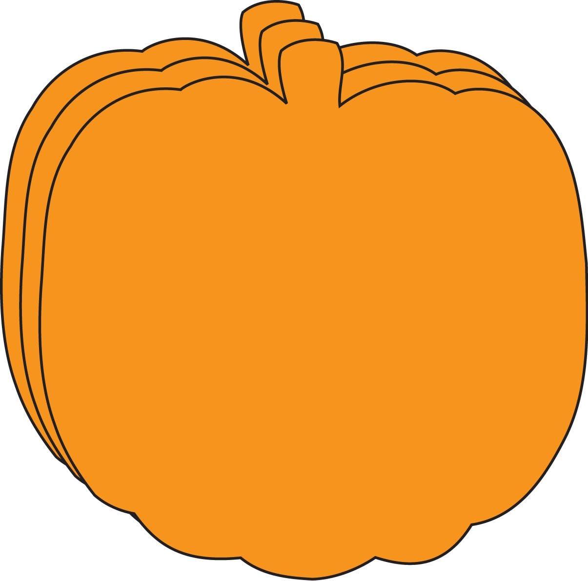 Large Single Color Cut-Out - Orange Pumpkin