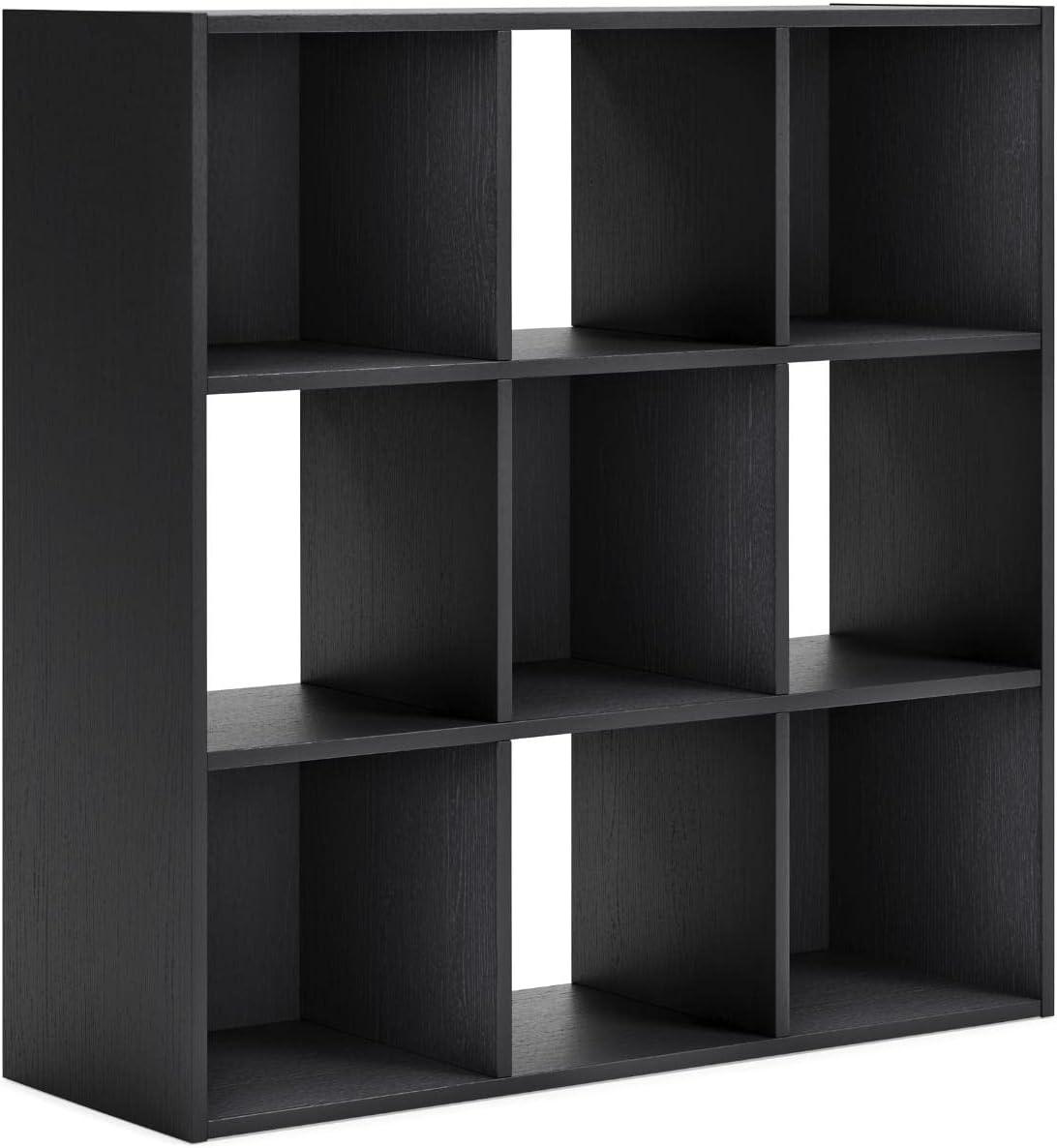 Langdrew Matte Black 9-Cube Contemporary Organizer