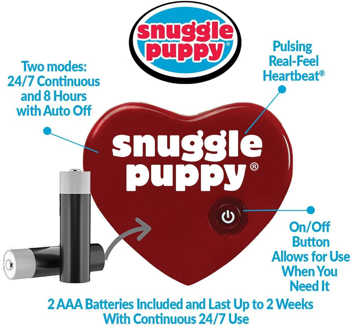 SmartPetLove Snuggle Puppy Behavioral Aid Toy, Brown and White