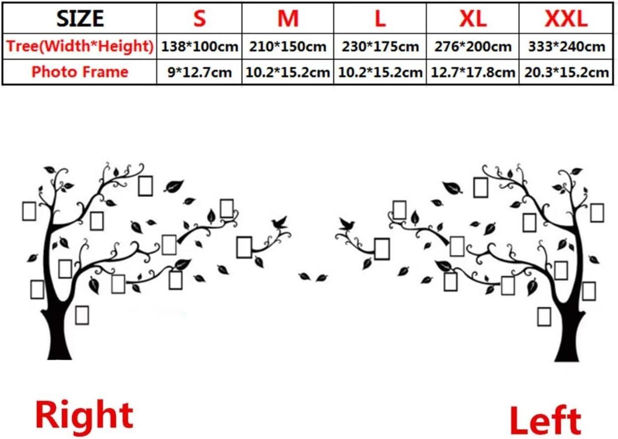 Red Barrel Studio® 3D Tree Wall Stickers - DIY Photo Frame Tree Wall Decal Family Photo Frame Sticker Murals Wall Decor Living Room Bedroom TV Background Home Decorations