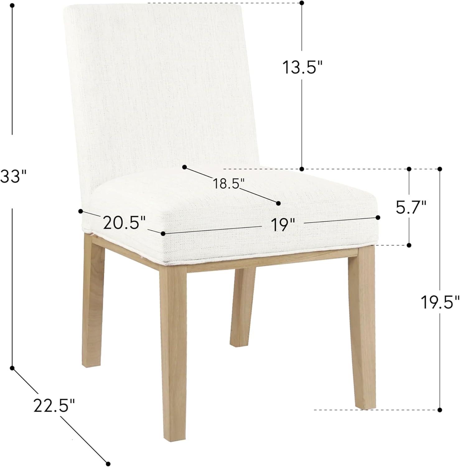 Kolbe Dining Chair Stain Resistant Woven - HomePop: Modern, Easy to Assemble, Polyester Upholstery