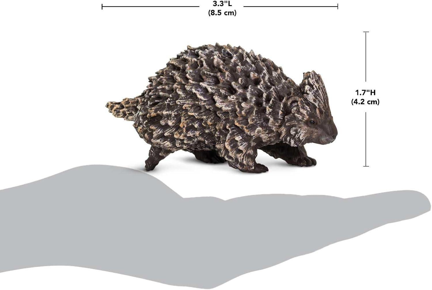 Hand-Painted North American Porcupine Figurine Toy