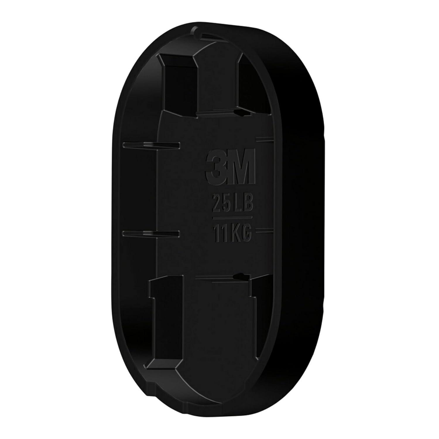 3M CLAW 25 lb. 2 Drywall Black Hooks & 2 Extra Picture Hangers, Heavyweight Hanging Solution for Backpacks, Jackets, Pictures and Room Decor, Cute Wall Hooks - 4 Pack