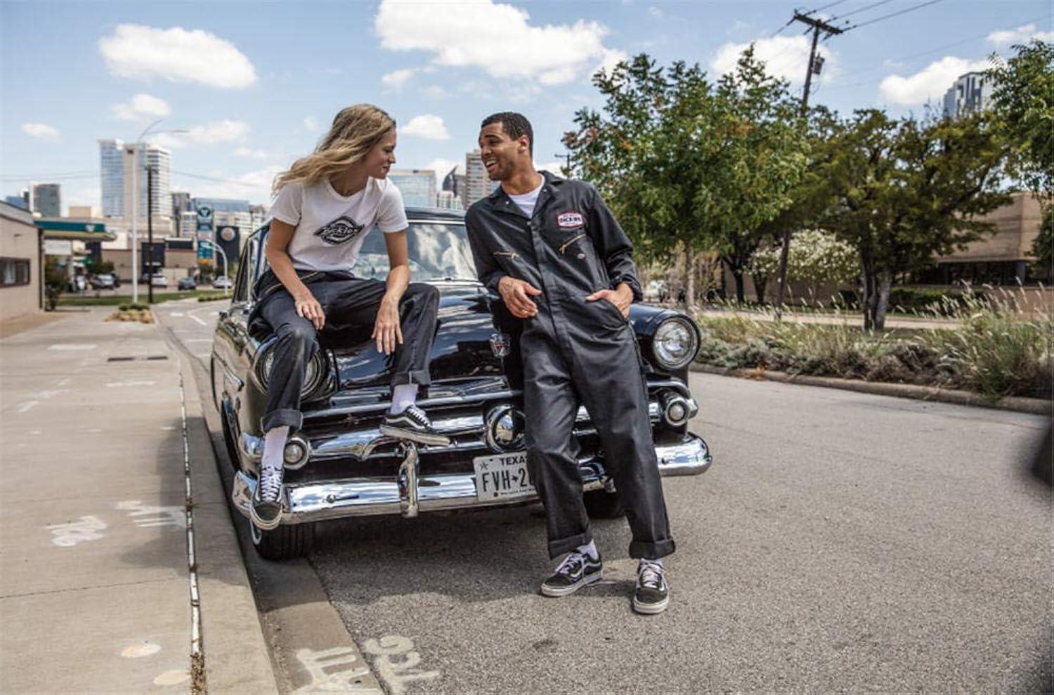 Dickies Mens and Big Mens Deluxe Blended Long Sleeve Coveralls