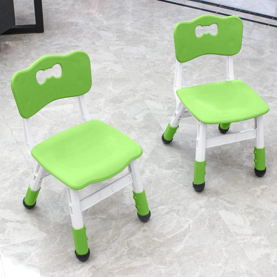 Mint Green Adjustable Ergonomic Kids Chairs Set of 2