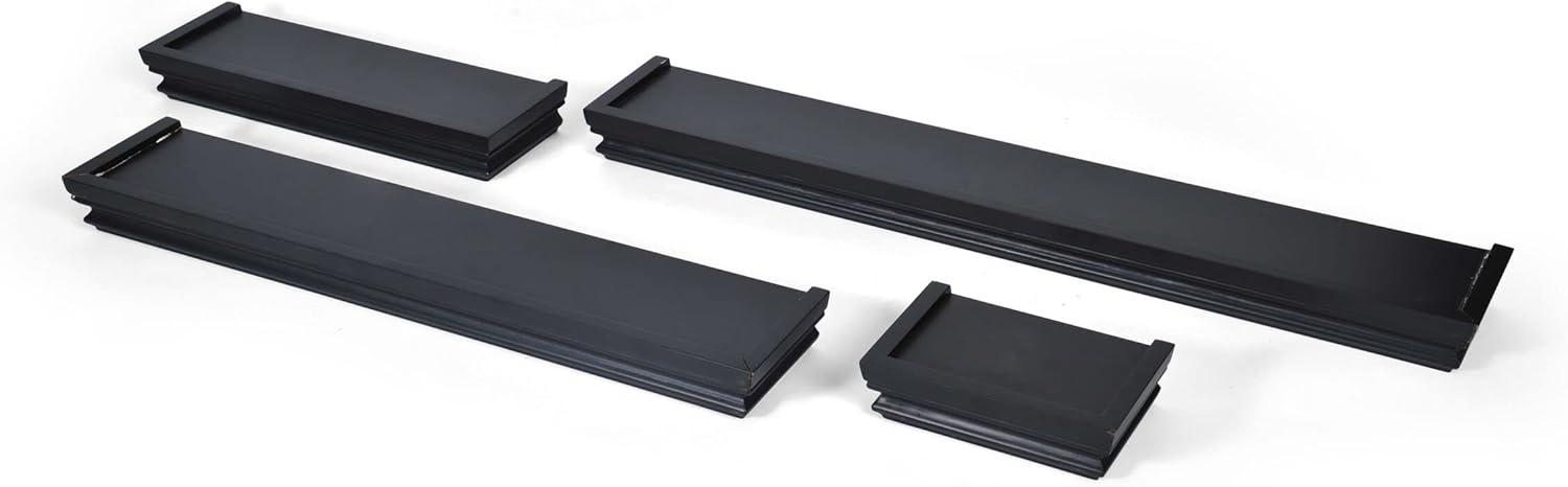 Melannco Melannco 5 Pieces Floating Molding Shelves for Bedroom, Living Room, Bathroom, Kitchen, Nursery (Set of 5)