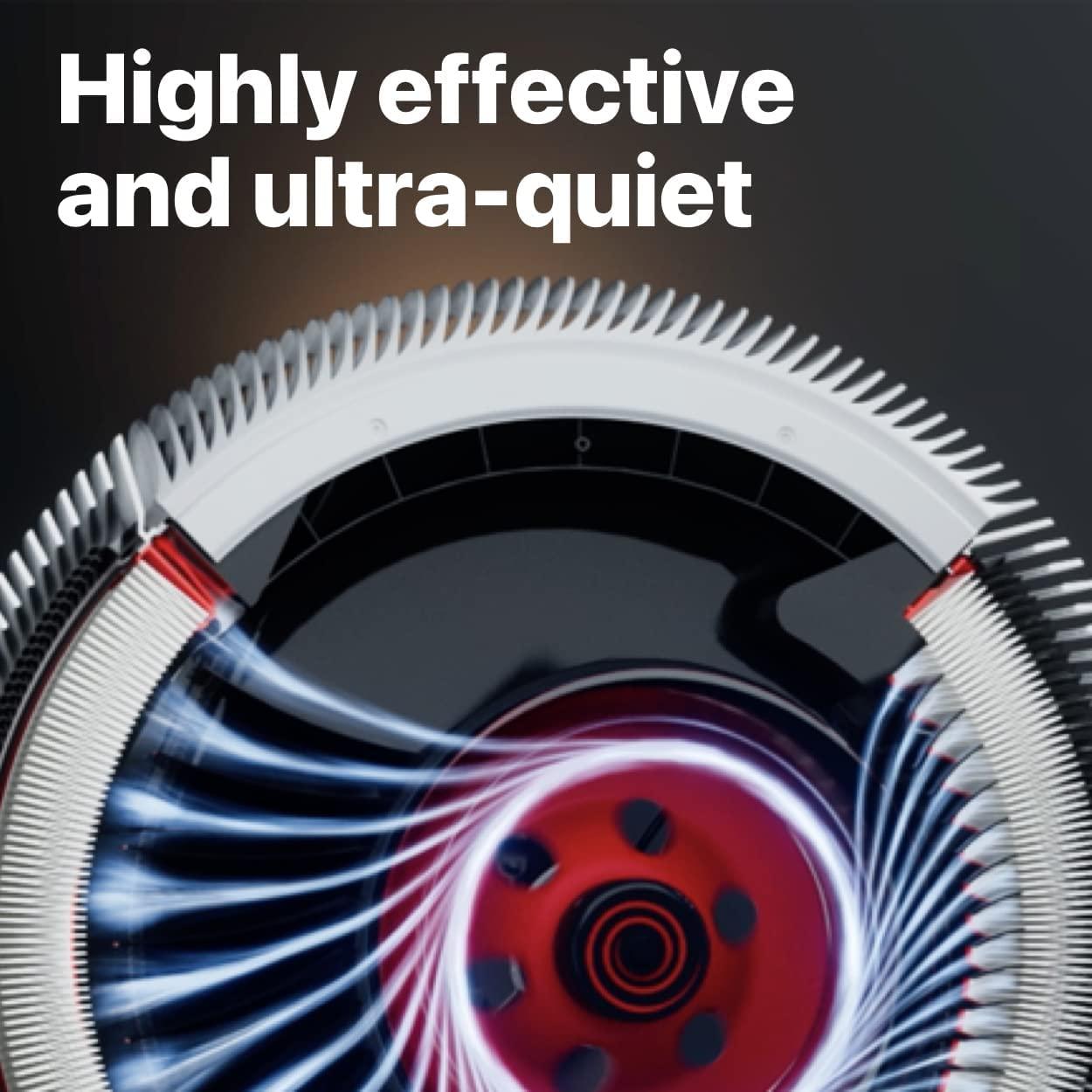 IQAir Atem X Air Purifier for Large Room in Home, Kitchen, Living Room, Office up to 1650 Sq. ft., HyperHEPA Filters Viruses, Bacteria, Allergies, Asthma, Mold, Pets, Dust, Odor; Made in Germany