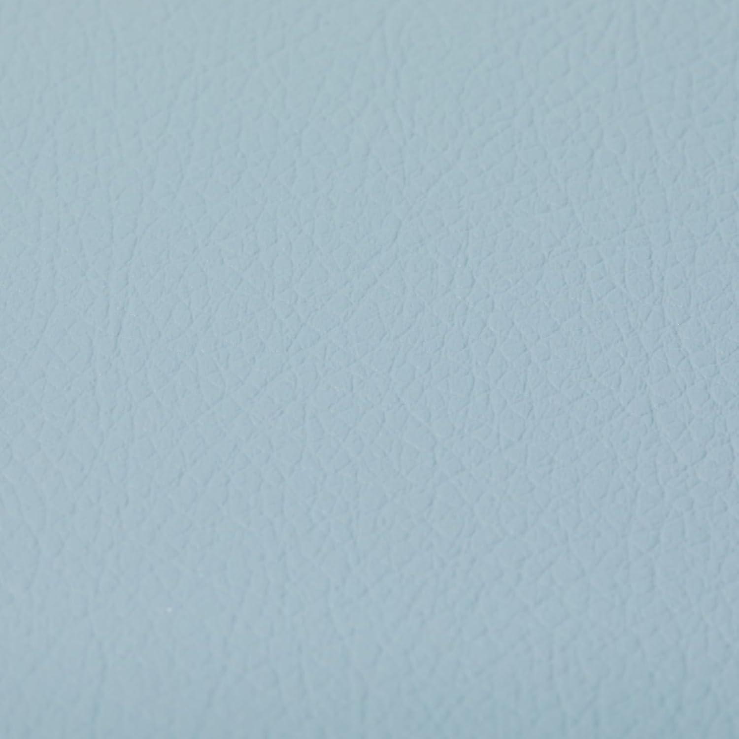 Juvale Set of 6 Blue Faux Leather Placemats for Dining Table, 17.75 x 11.75 Inches - Durable, Stylish, and Easy to Clean