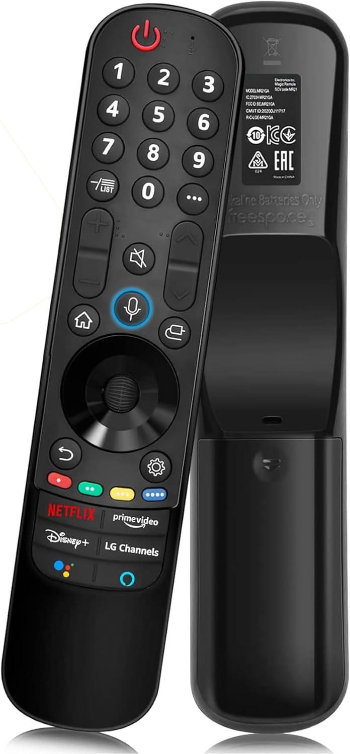 Black Voice Remote Control for LG Smart TV with Pointer and Voice Function