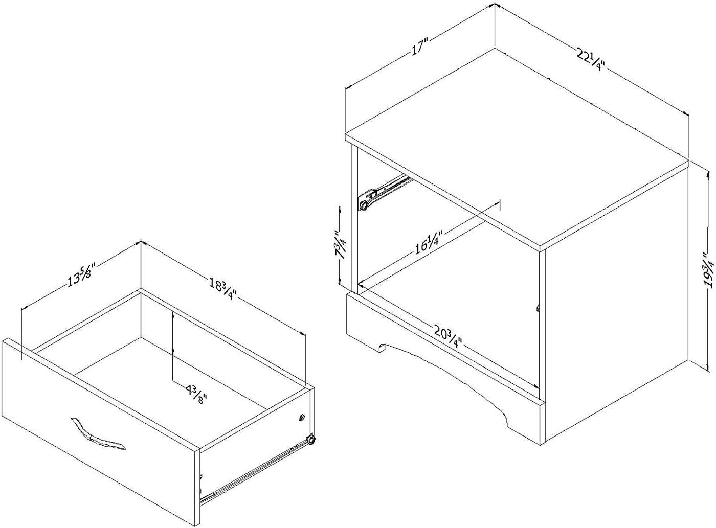 Step One 1-Drawer Nightstand