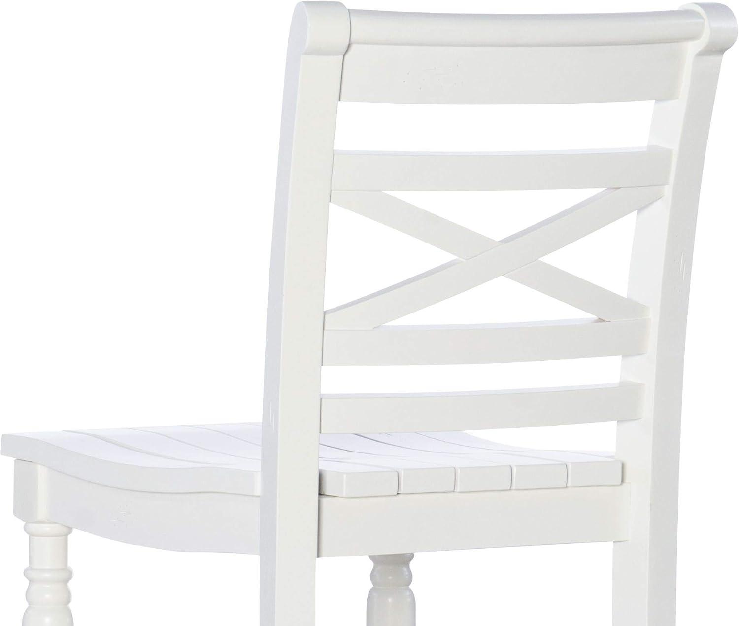 Asher 30.25" Bar Stool , White