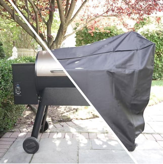 Medium Black Heavy Duty Waterproof Charcoal Grill Cover