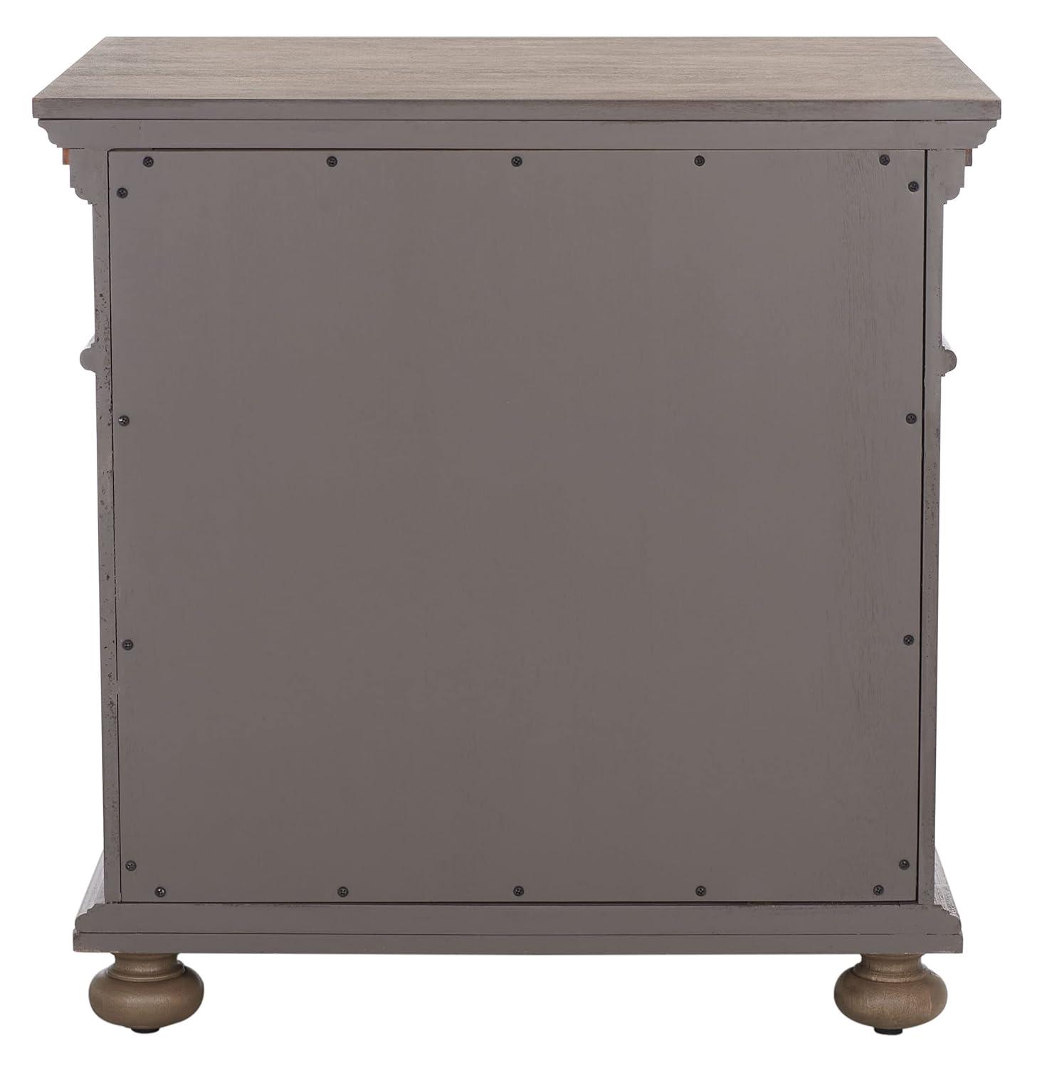 SAFAVIEH Couture Home Collection Allisyn Light Brown 3-Drawer Wood Nightstand Table (Fully Assembled)