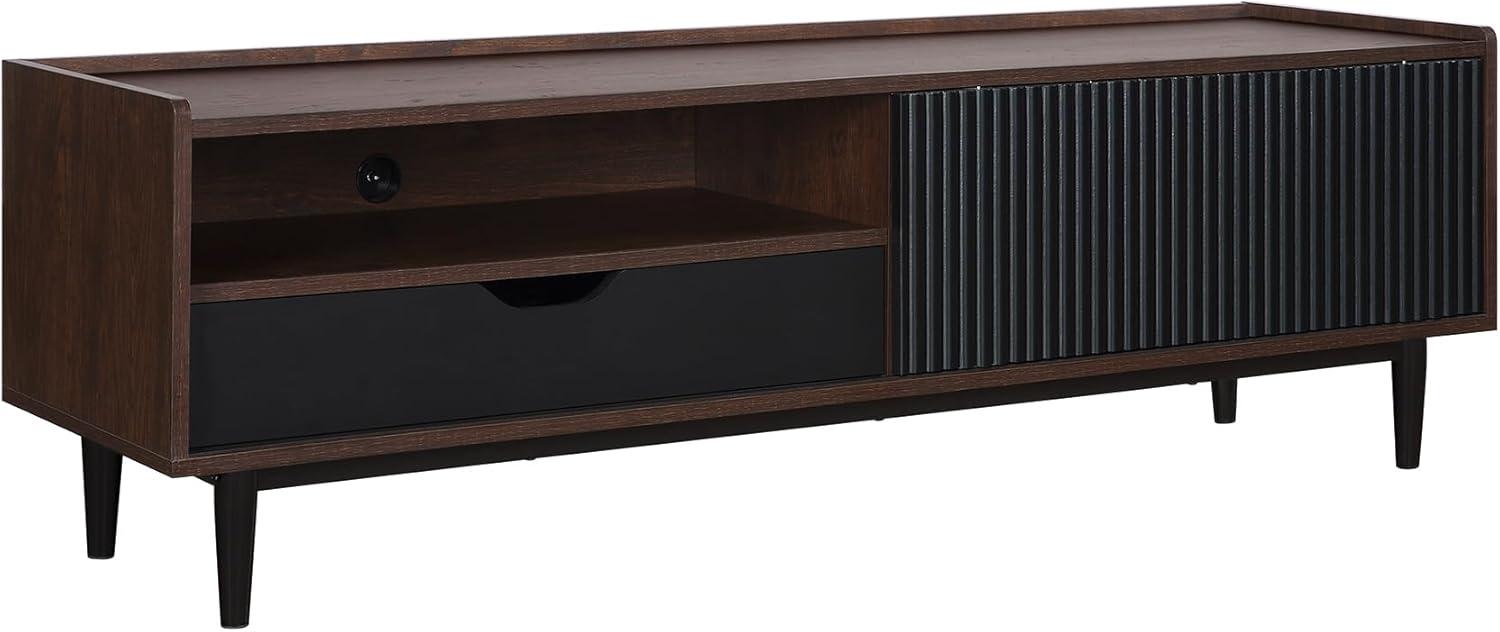 Duane Modern Ribbed TV Stand for TVs up to 55" - Manhattan Comfort