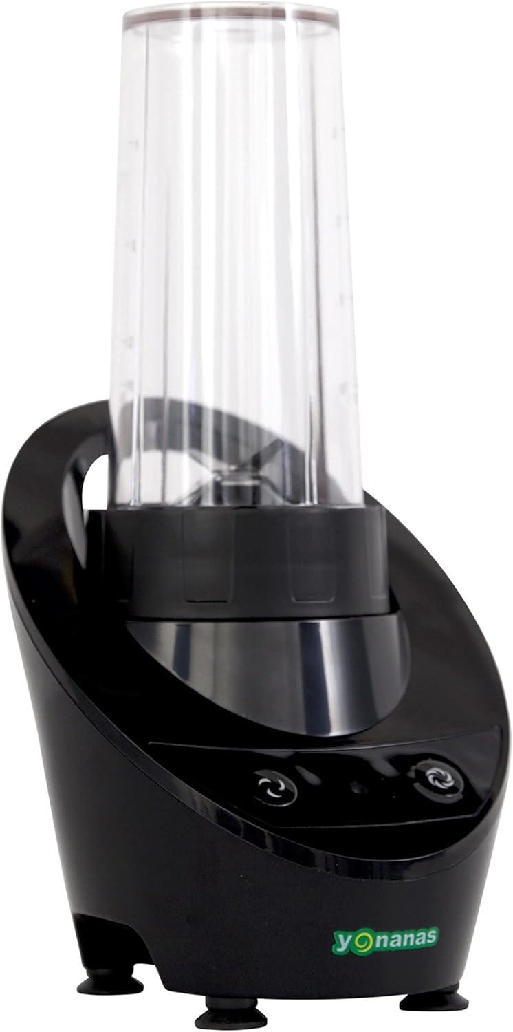 Black BPA-Free Corded Electric Single Serve Blender with Stainless Steel Blades