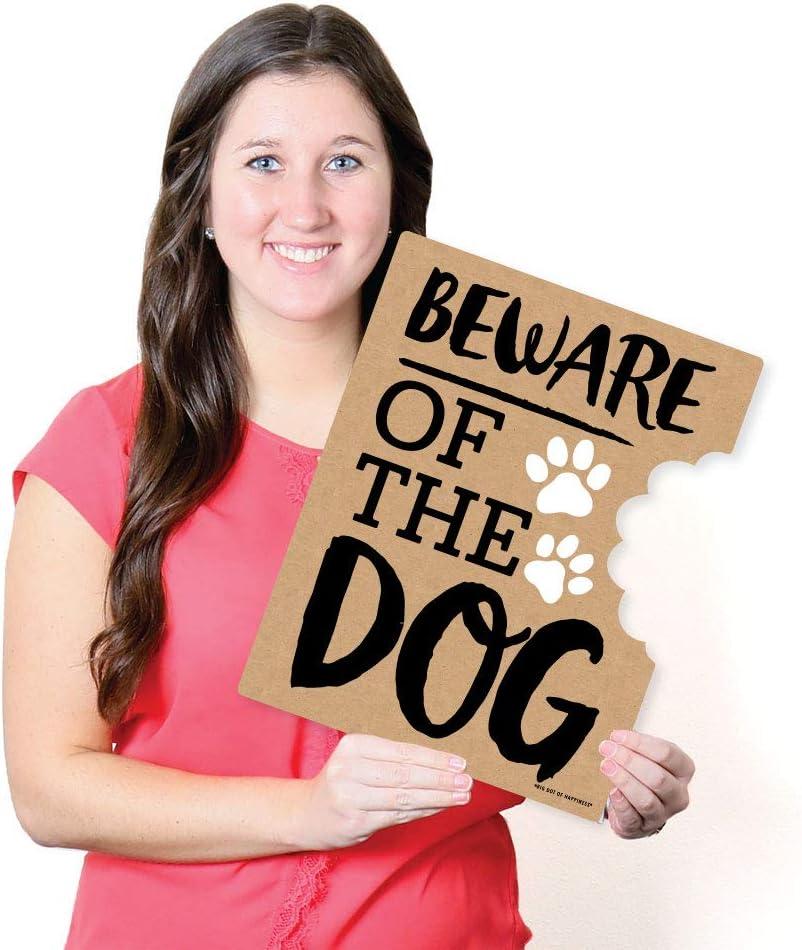 Big Dot of Happiness Beware of Dog - Outdoor Lawn Sign - Dog on Premises Yard Sign - 1 Piece