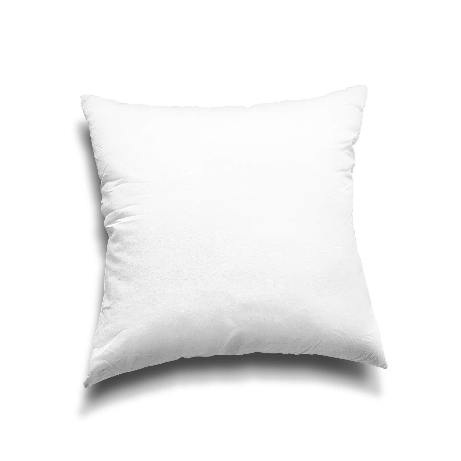 Linjieee Large Throw Pillows for Couch 24x24 2-Piece Non-woven Pillow Core Substitute Polyester Square Pillow Core