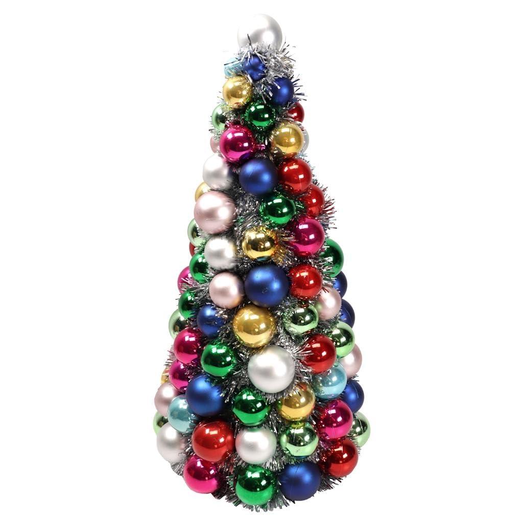 Raz Imports 2022 Collected Christmas 15.5" Ball Ornament Tree