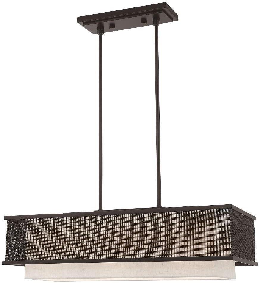 Livex Lighting Braddock 3 - Light Chandelier in  Bronze
