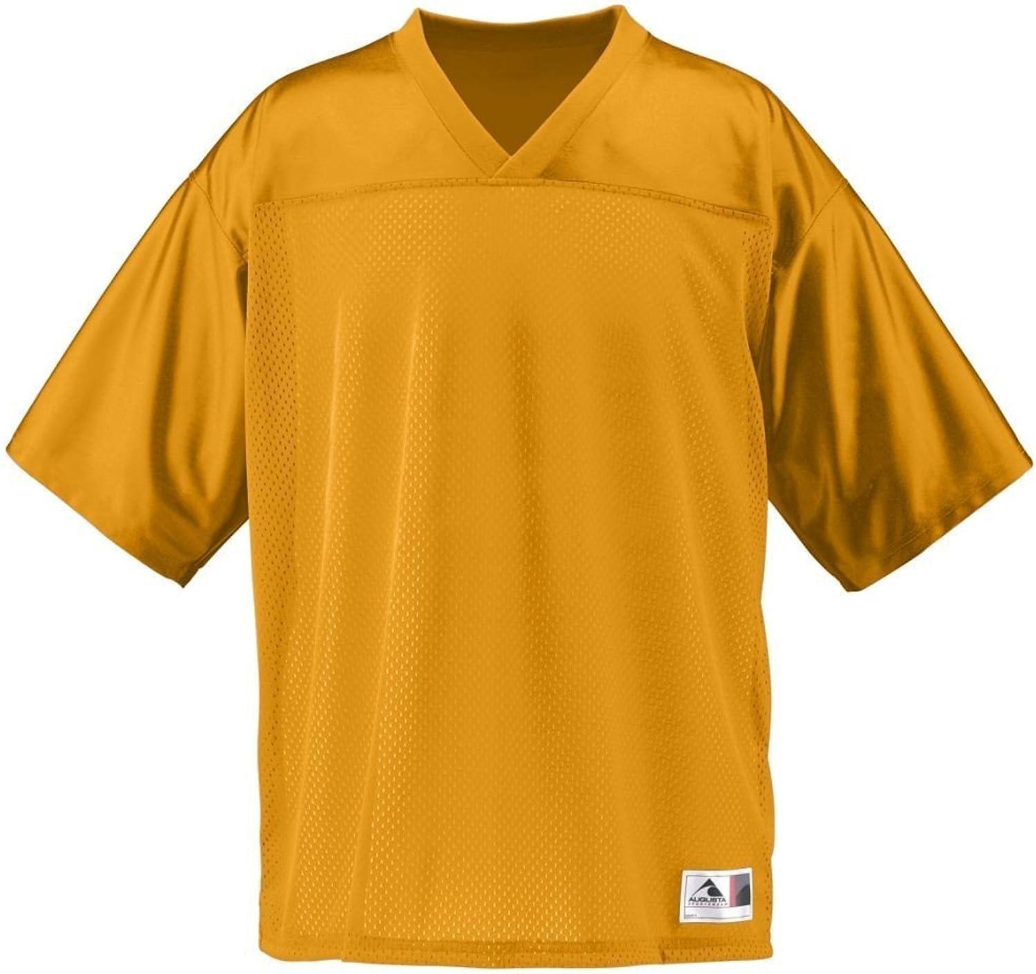 Gold Polyester Mesh Stadium Replica Jersey