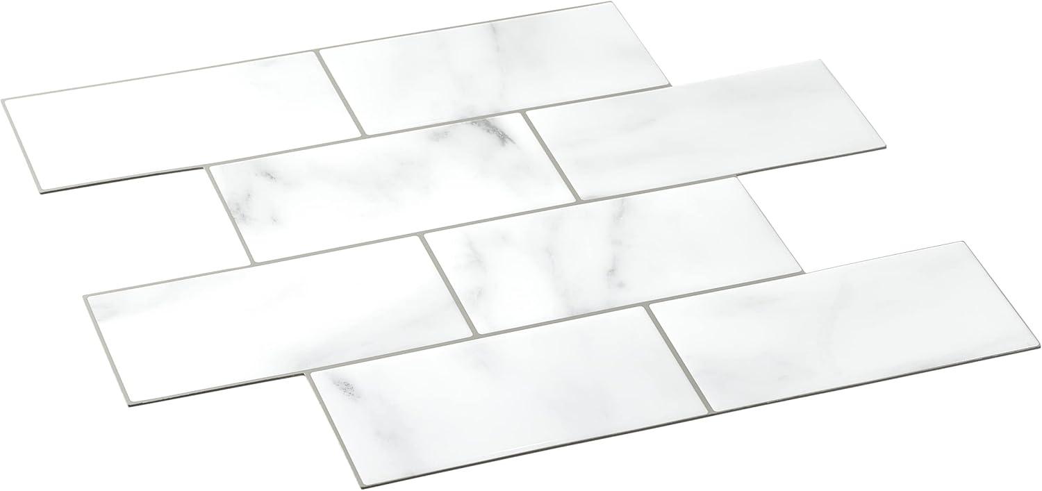 3'' W x 5'' L Gel Peel and Stick Subway Tile