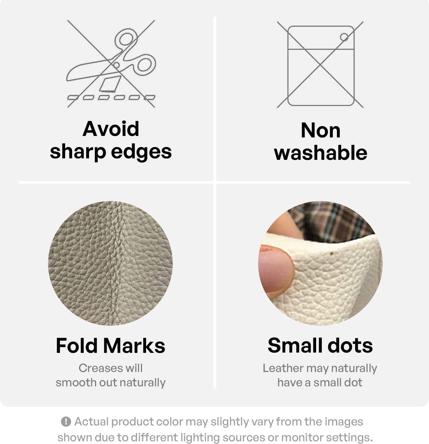 Carrotez Tissue Box Cover, [Refined] Modern PU Leather Square Tissue Box Holder - Decorative Holder/Organizer for Bathroom Vanity Countertop, Night Stands, Office Desk & Car 5"X5"X5" - Lavender