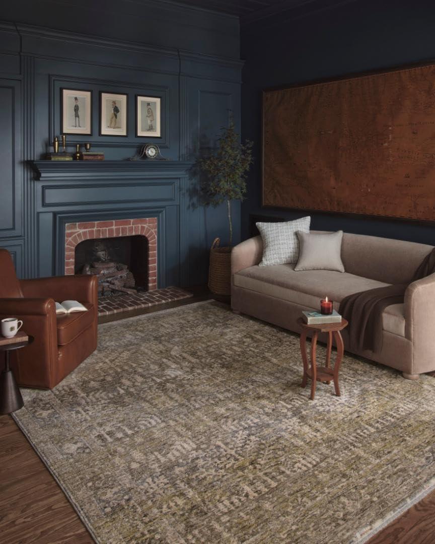 Magnolia Home by Joanna Gaines x Loloi Magnolia Home by Joanna Gaines x Loloi Junie Moss / Natural Area Rug