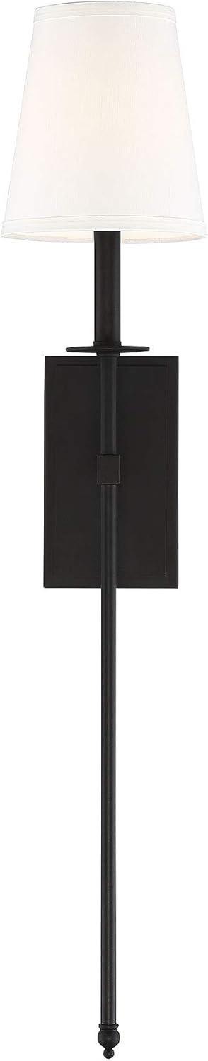 Savoy House Monroe 1 - Light Wall Light in  Matte Black