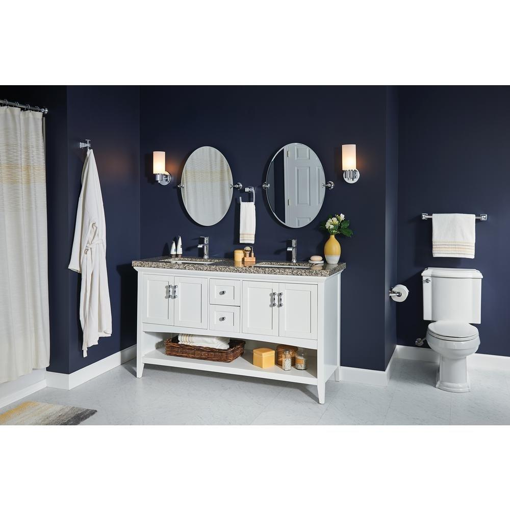 Moen WS84760 Genta Chrome One-Handle Bathroom Faucet