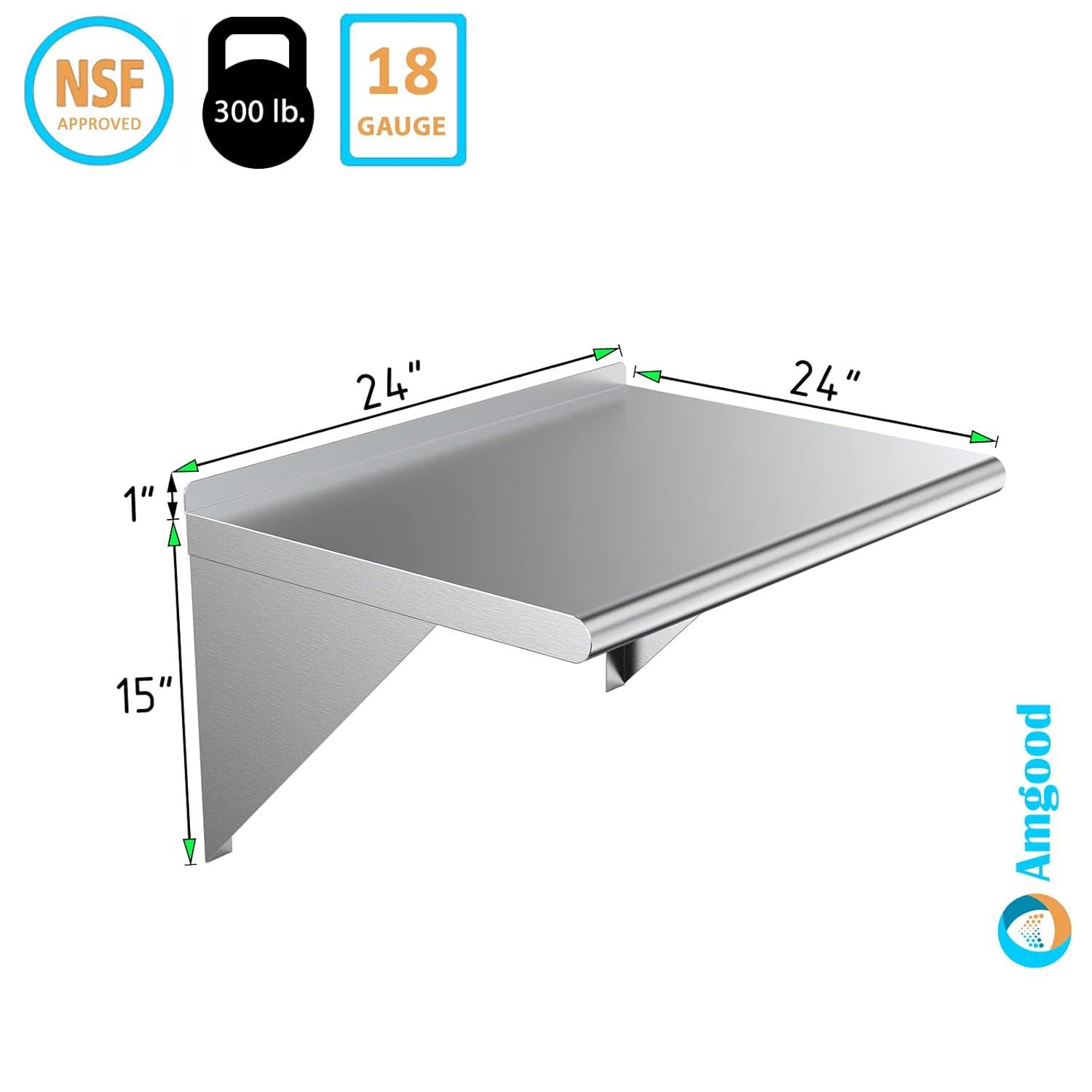Amgood Utility Metal Wall Shelf. & Reviews | Wayfair