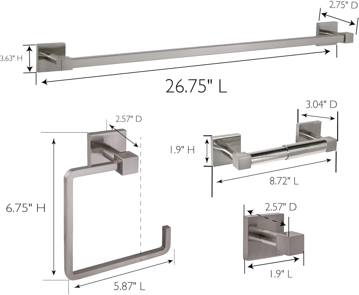 Karsen 4-Piece Bathroom Hardware Accessory Kit