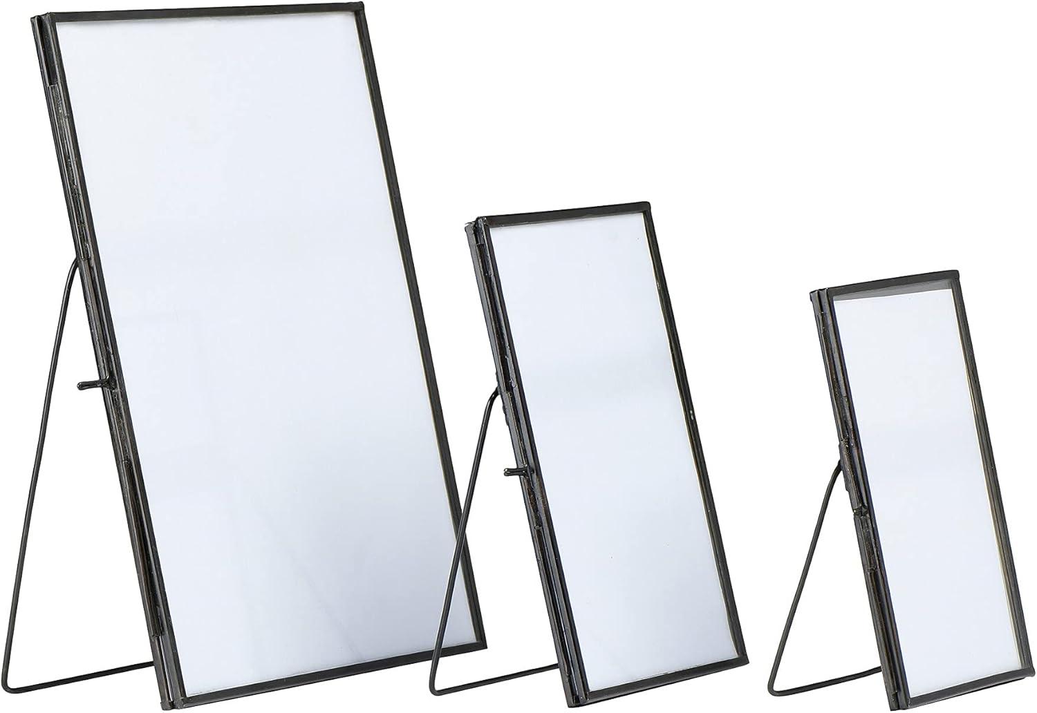 Creative Co-Op Metal Framed Photo Frames, Set of 3